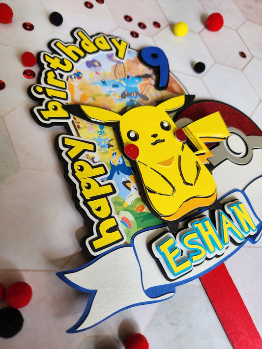 Pika Pika-Chu - Cake Topper