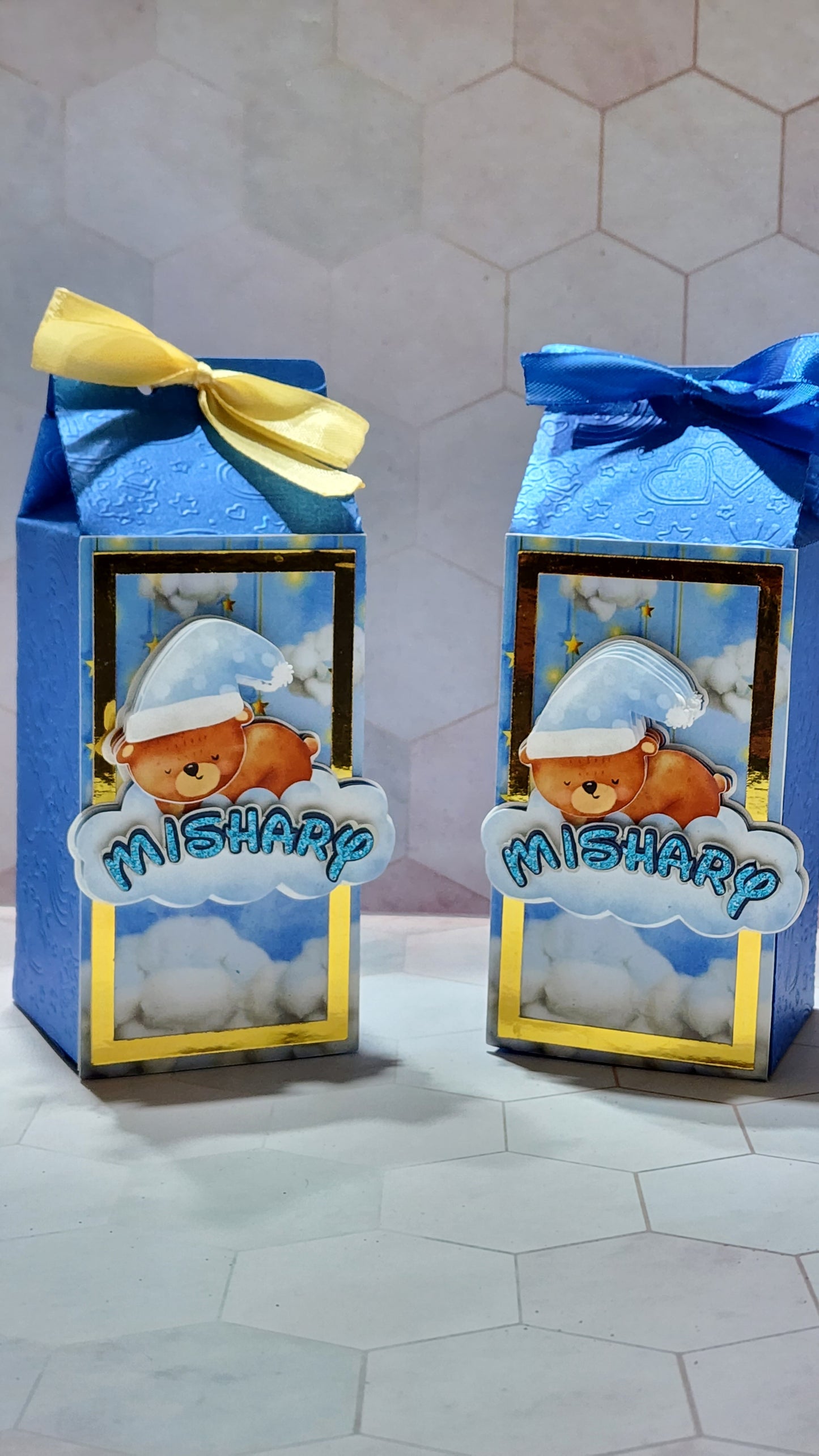 Baby Boy - Baby Shower - Favor Boxes (Creative Style)