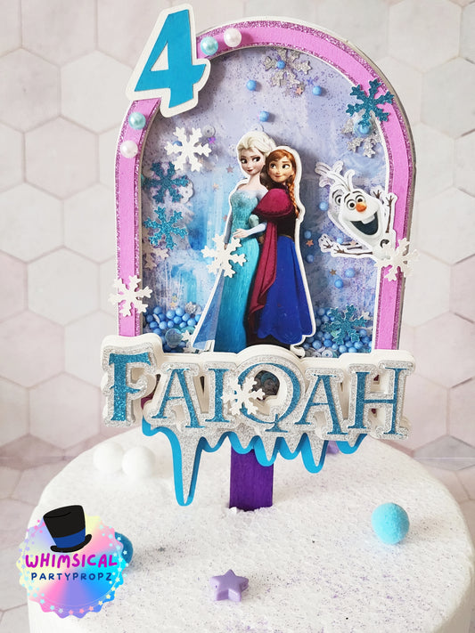 Princess Anna and Princess Elsa, Frozen - Cake Topper